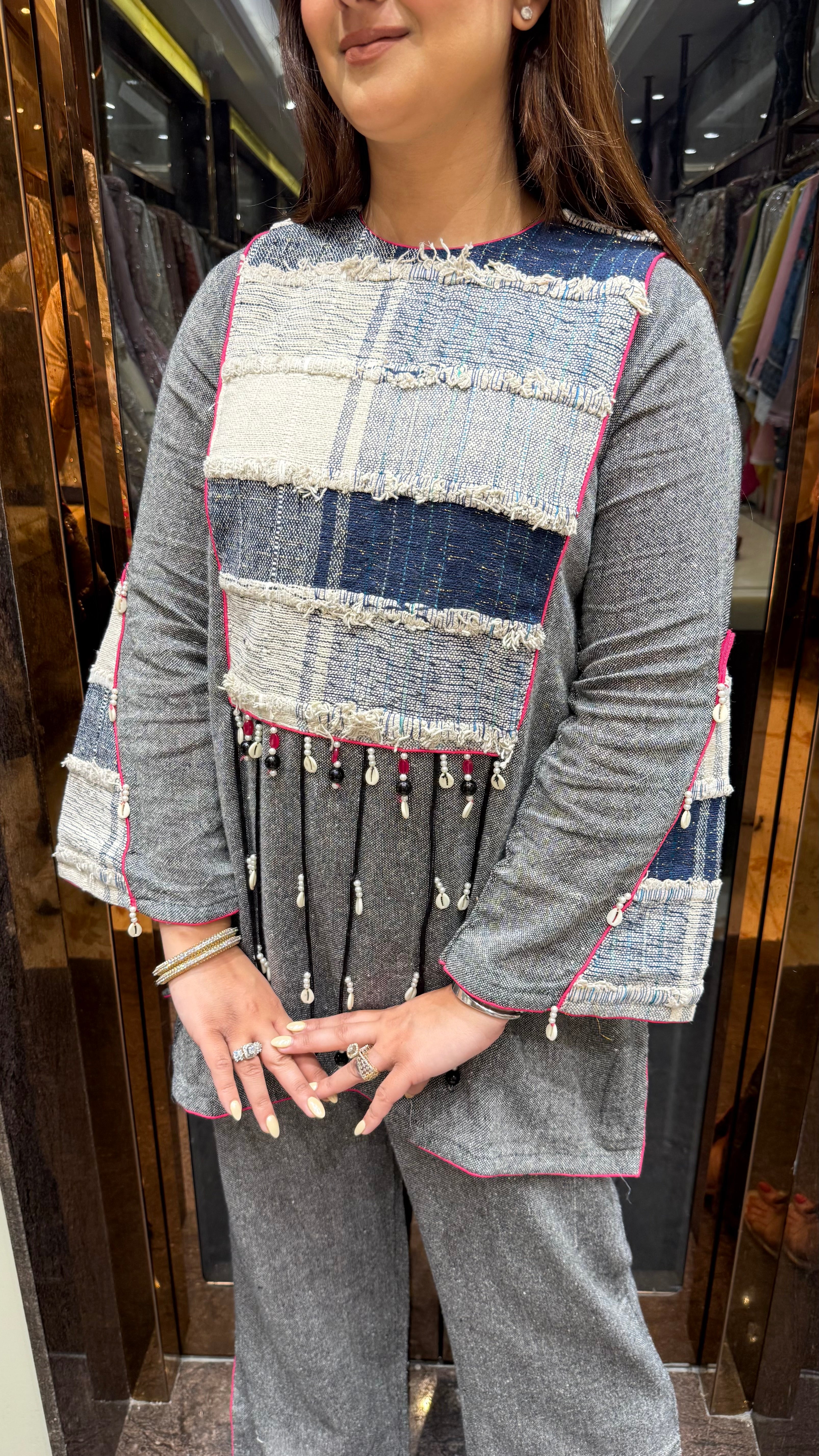 TASSEL JUTE CO-ORDSET