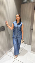 TAMIE DENIM CO-ORDSET