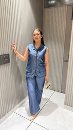 TAMIE DENIM CO-ORDSET