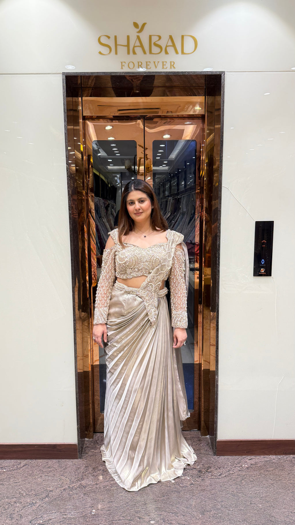 KIARA HANDWORK DRAPE SAREE