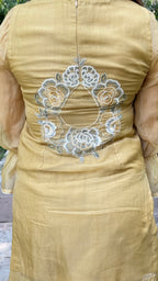GUL E NOOR Organza Unstitched Suit