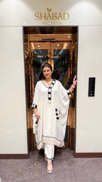 Crochet patchwork kaftan set