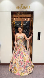 FARAH Floral Lehenga