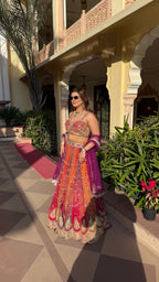 KAASHI MULTIPRINT LEHENGA