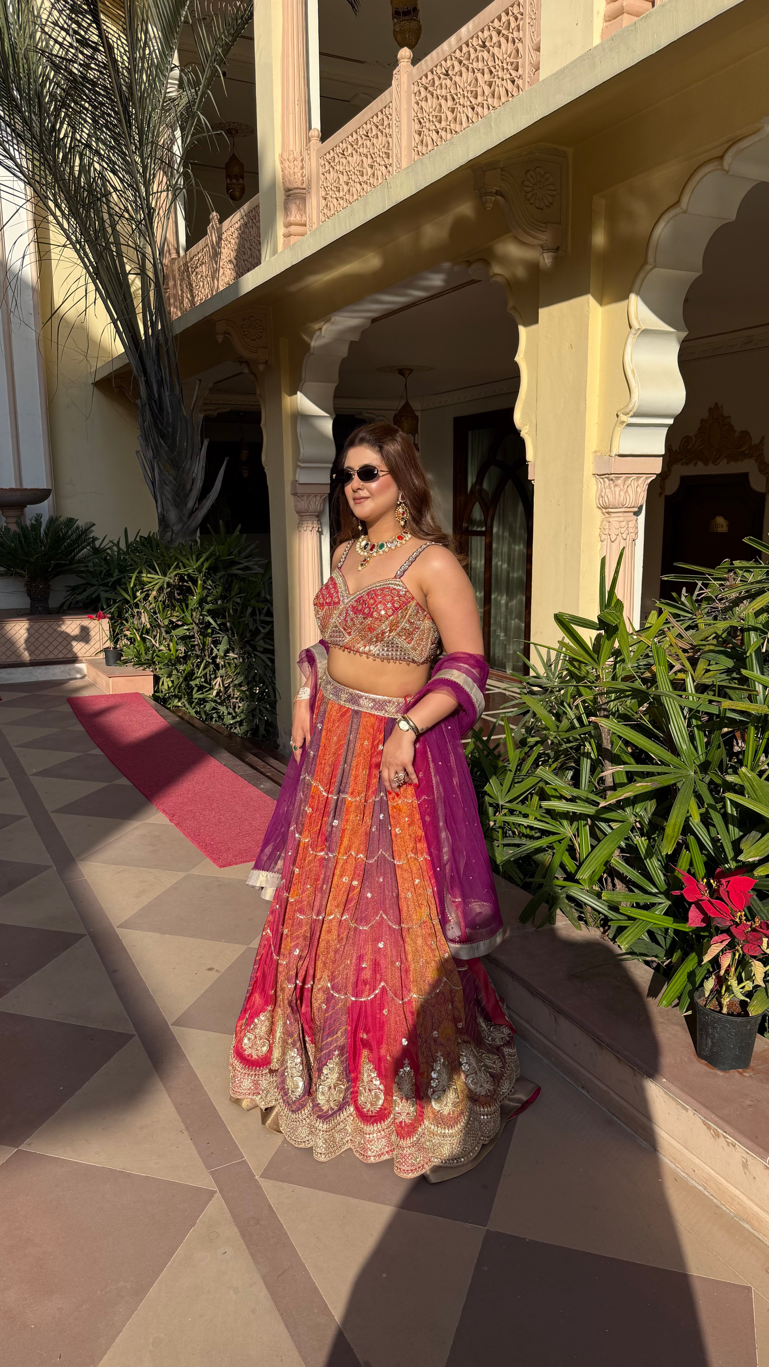 KAASHI MULTIPRINT LEHENGA