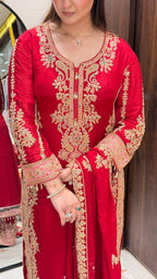 MEHRNUMA LONG BEADWORK SUIT