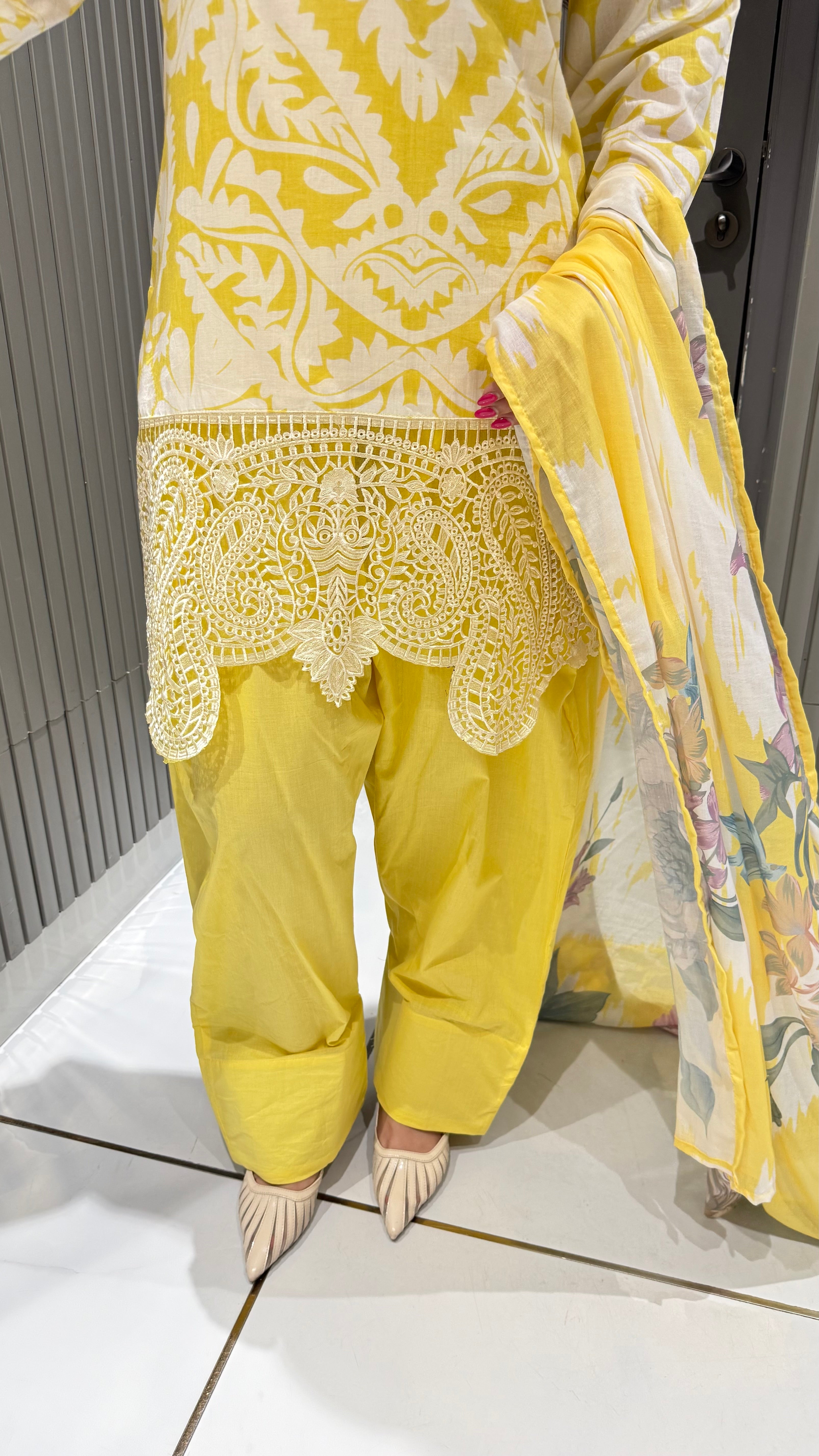 SIM COTTON FARSHI SALWAR SUIT