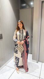 ZYRA MUSLIN CREPE LAWN SUIT