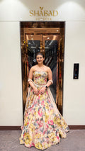 FARAH Floral Lehenga