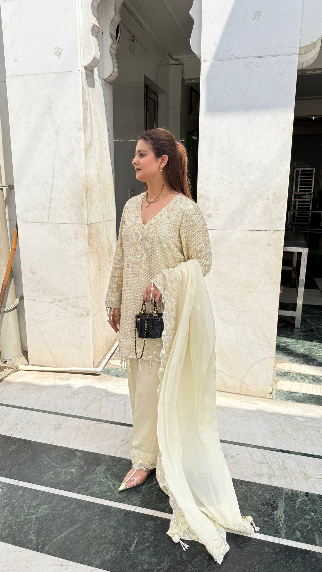 HANAN SEQUIN SALWAR SUIT