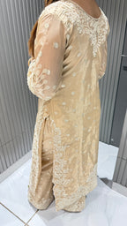 Haania Pearl Hand Embroidered Suit