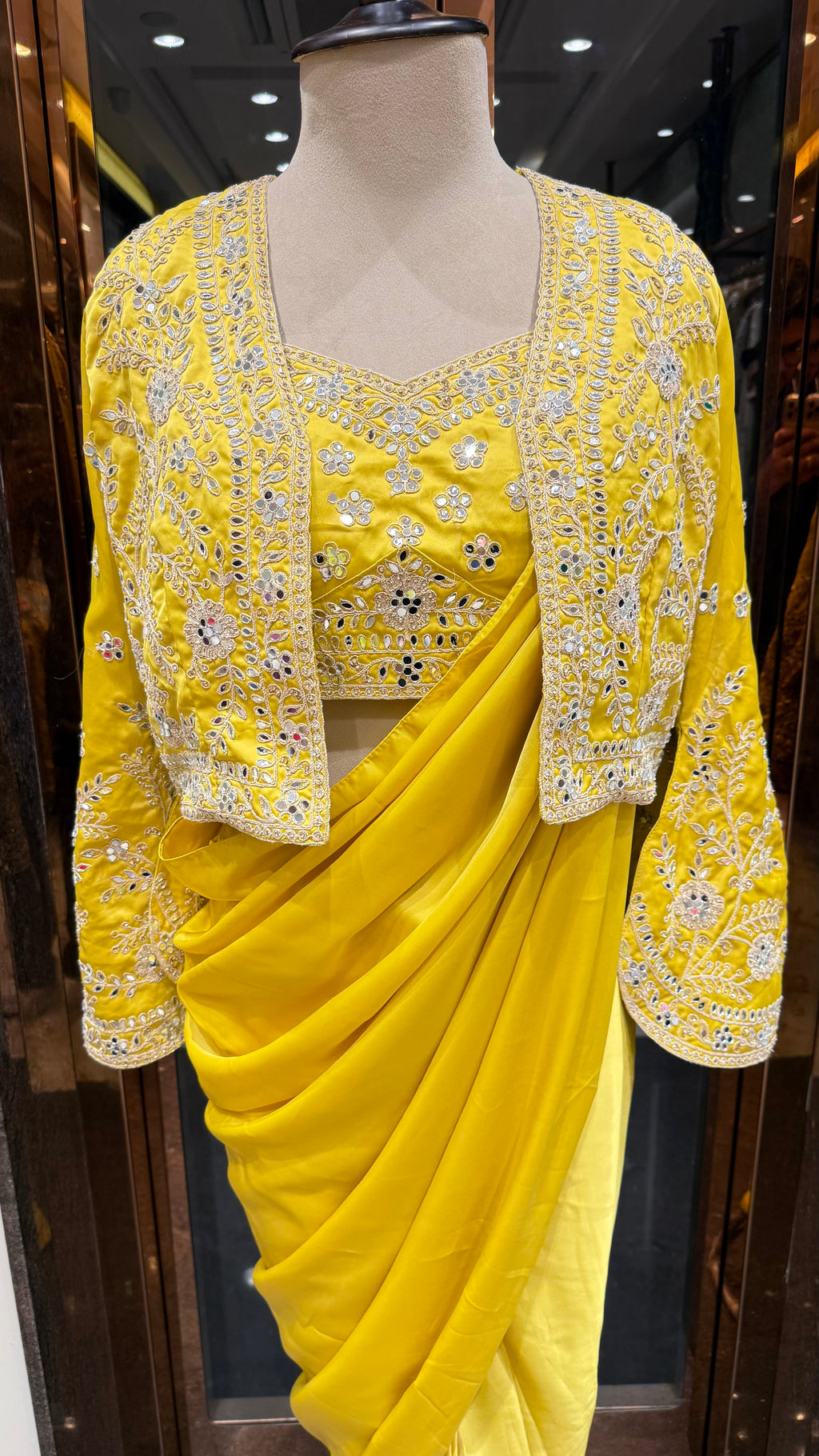 BASANTI JACKET DRAPE SAREE