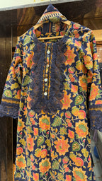 INDIGO COTTON SUIT SET