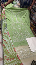 Cotton Fabric Unstitched Suit