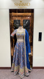NOORIE BLUE LEHENGA