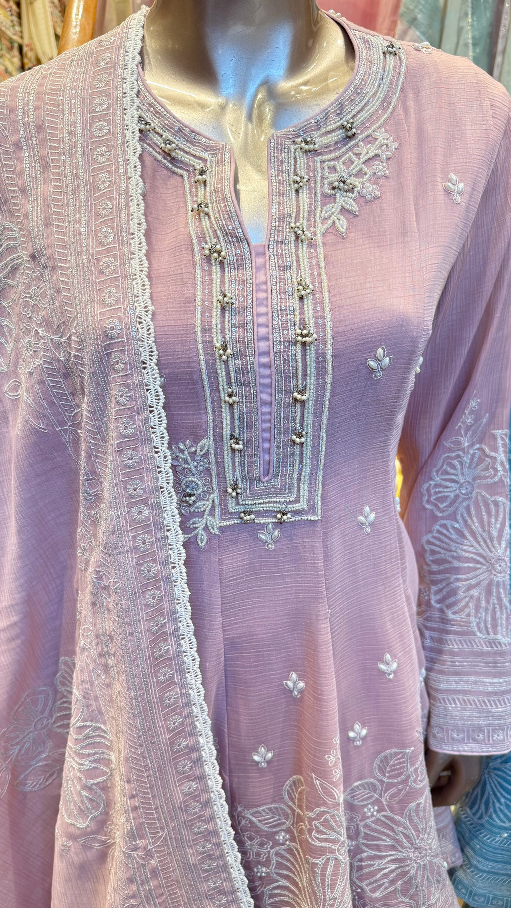 MUL COTTON READYMADE SUIT