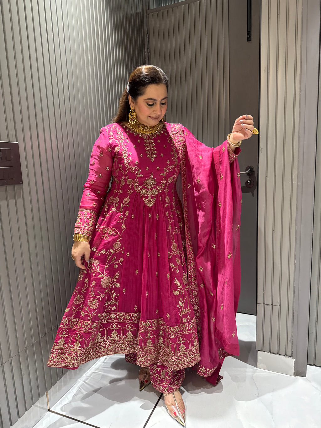 JASMINE MUL ANARKALI SUIT