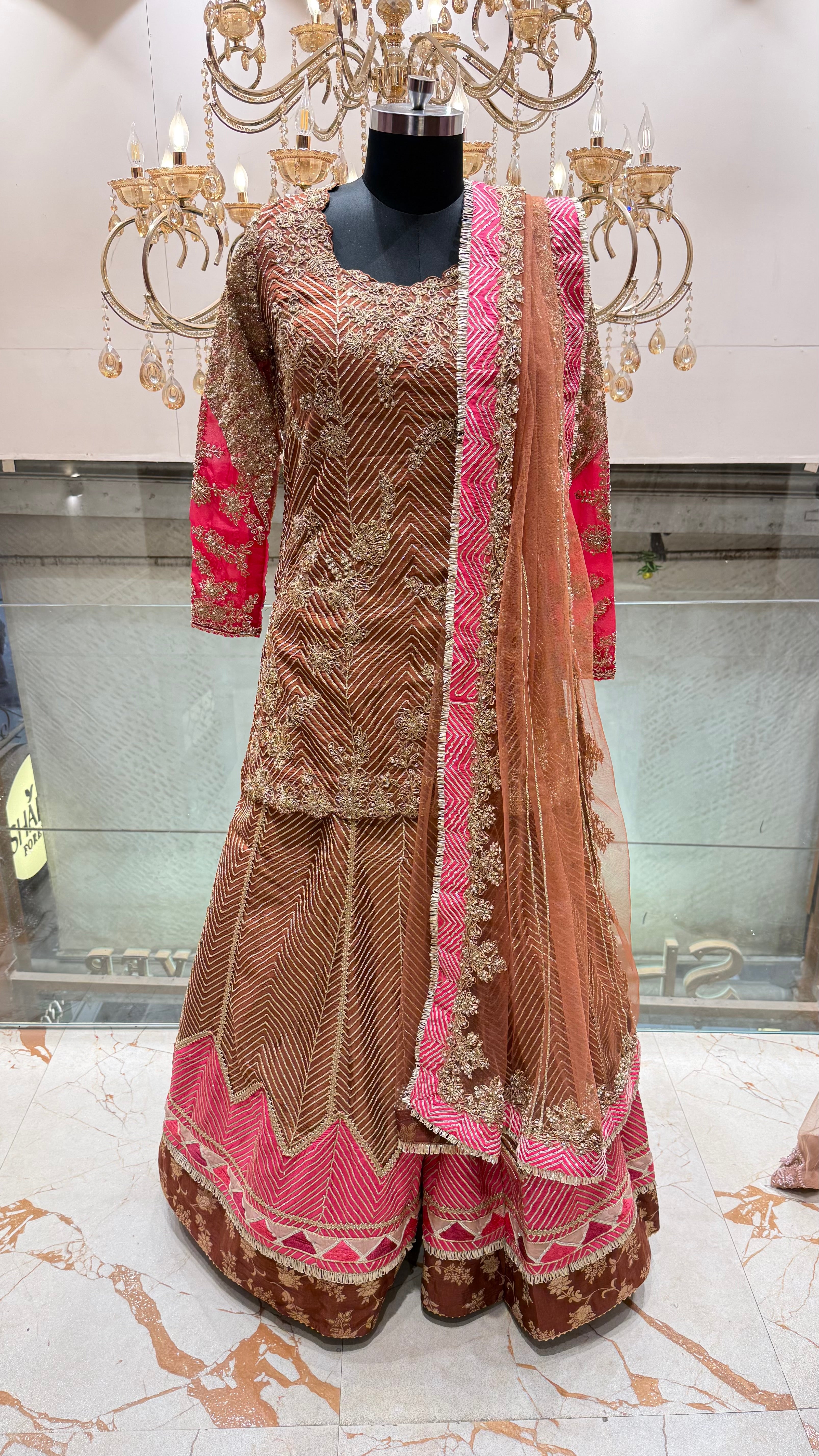 PREET HEAVY SHARARA SUIT