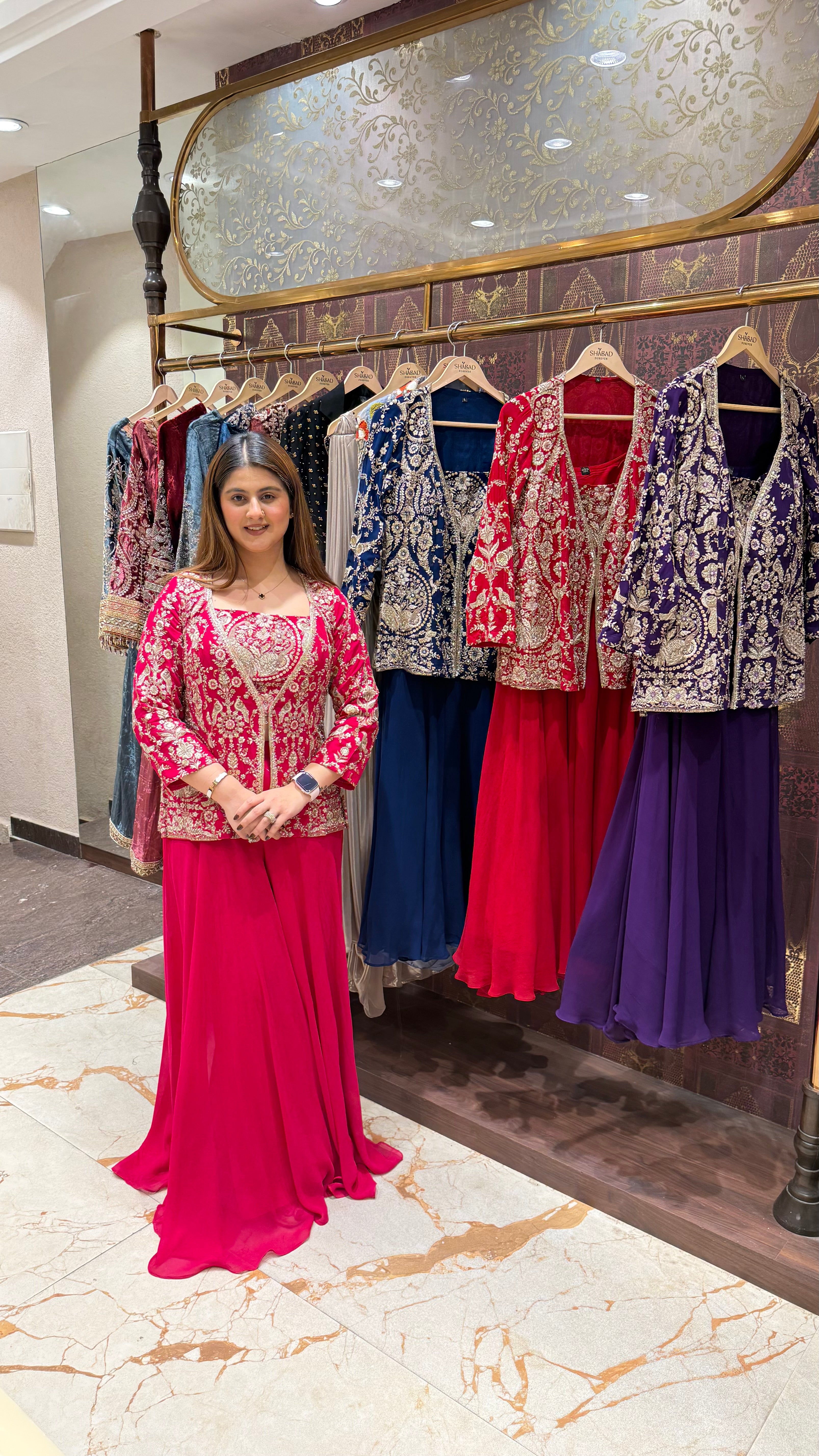 Indo-Western 3 piece Sharara Set