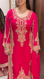 MEHRNUMA LONG BEADWORK SUIT