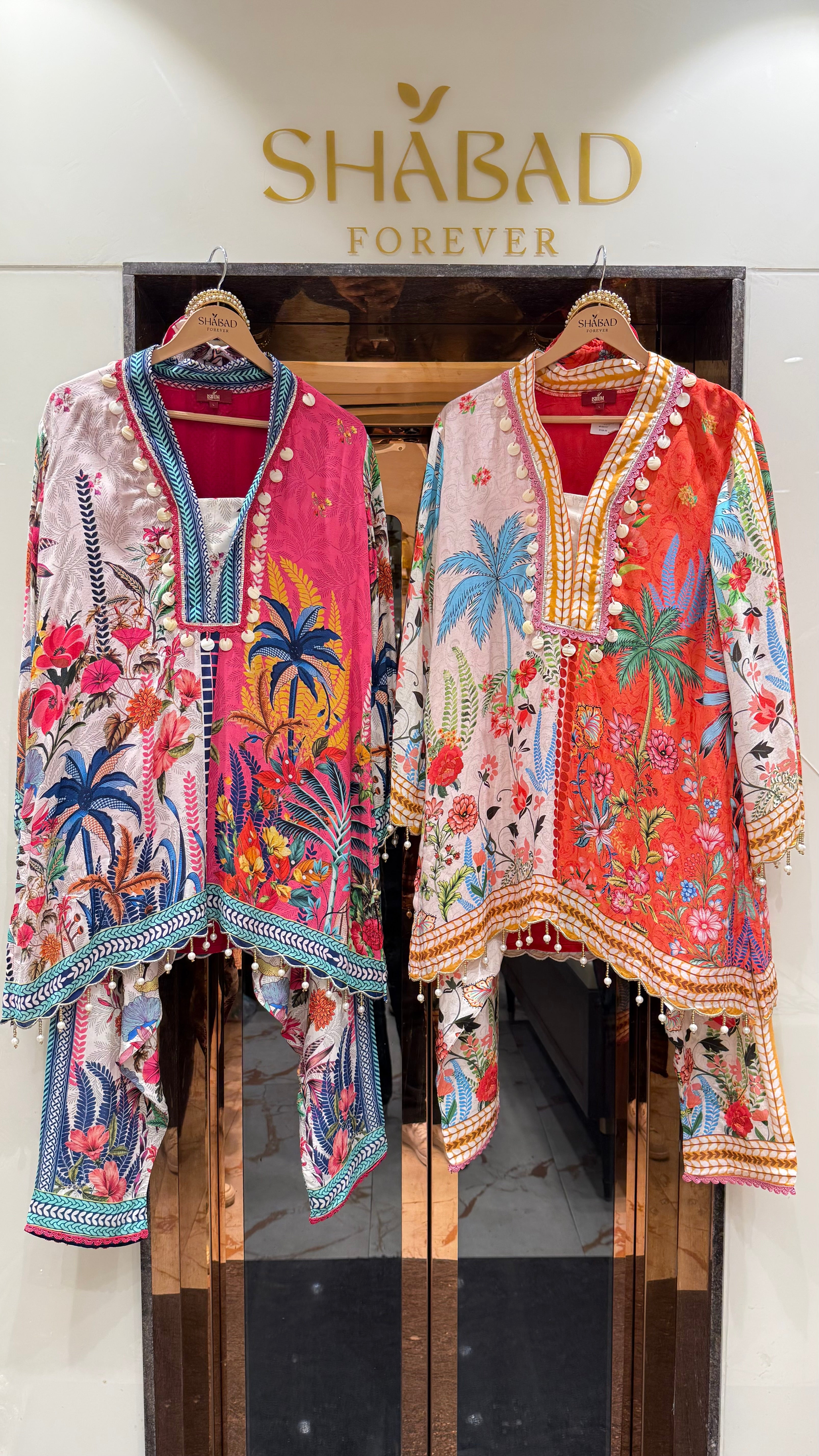 IVAANA MULTI PRINT SHORT SHIRT CO-ORDS