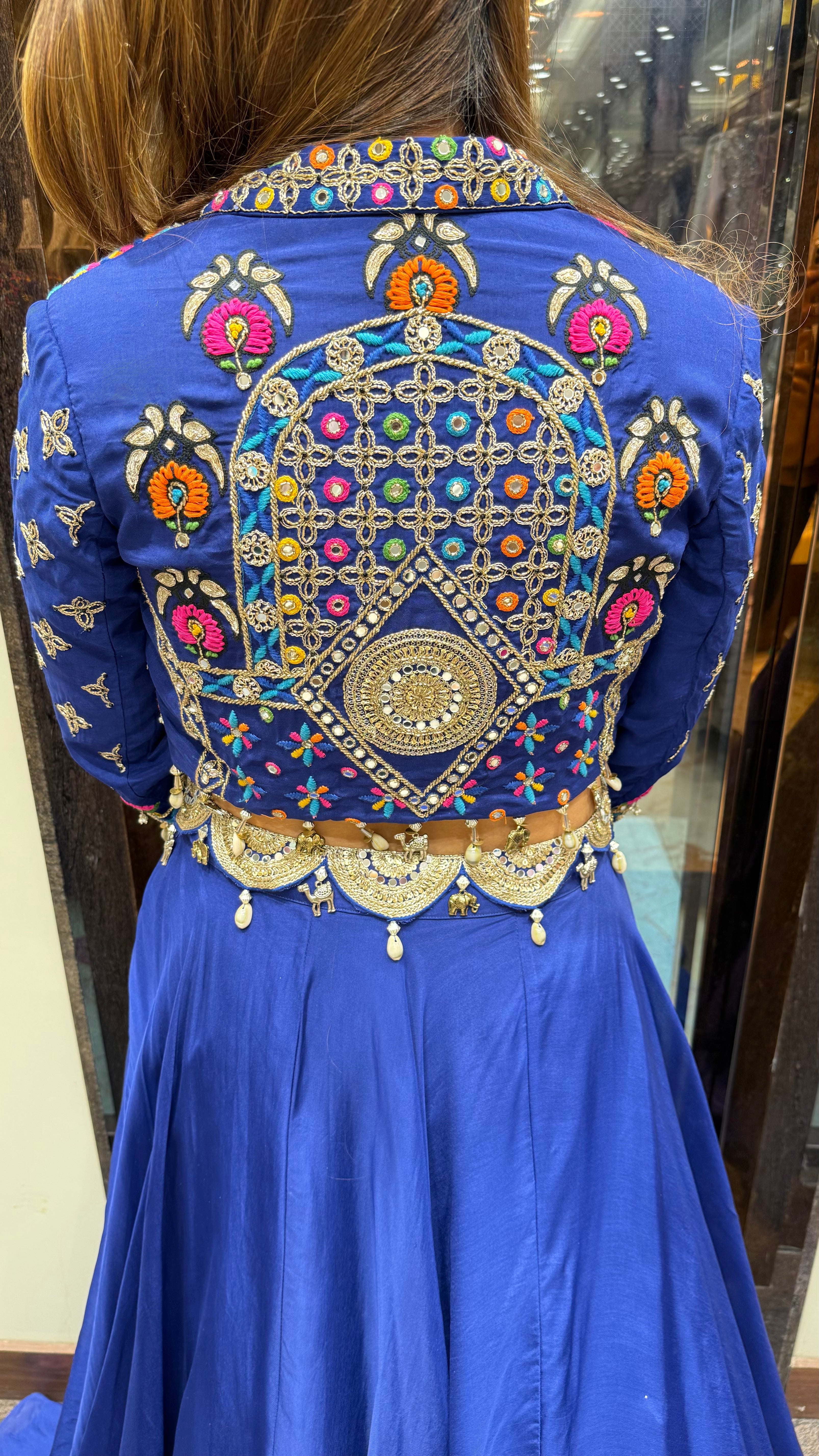 Boho Fusion Jacket Lehenga