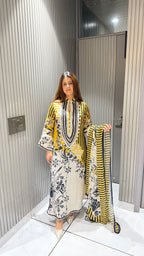 ZYRA MUSLIN CREPE LAWN SUIT