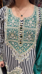Ayra farshi stripes salwar suit