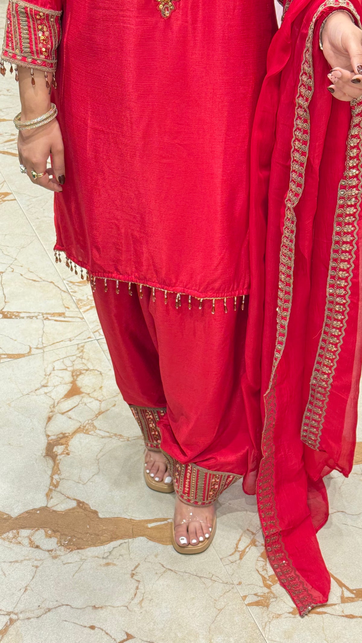 JODHA READYMADE ANTIQUE WORK SUIT