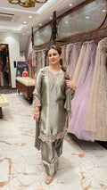 DILKASH APPLIQUE FARSHI SALWAR SUIT