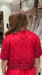 LAVA RED BLAZER WITH PANTS