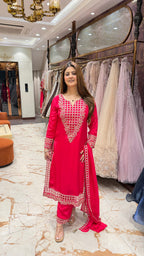 AINA LASER CUT READYMADE SUIT