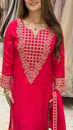 AINA LASER CUT READYMADE SUIT