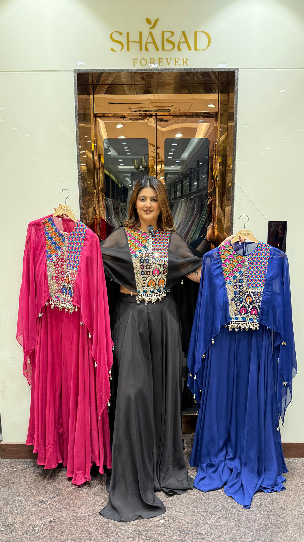 Boho Fusion 3-piece Indo-Western set