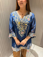 Contrast Farshi Salwar Co-ord Set